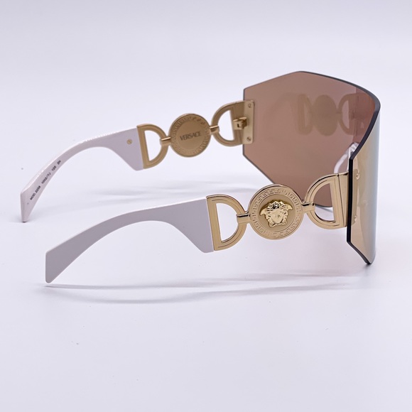 NEW VE2258 1002/7J UNISEX VERSACE SHIELD SUNGLASSES MOD 2258 10027J EYEWEAR - Picture 9 of 14